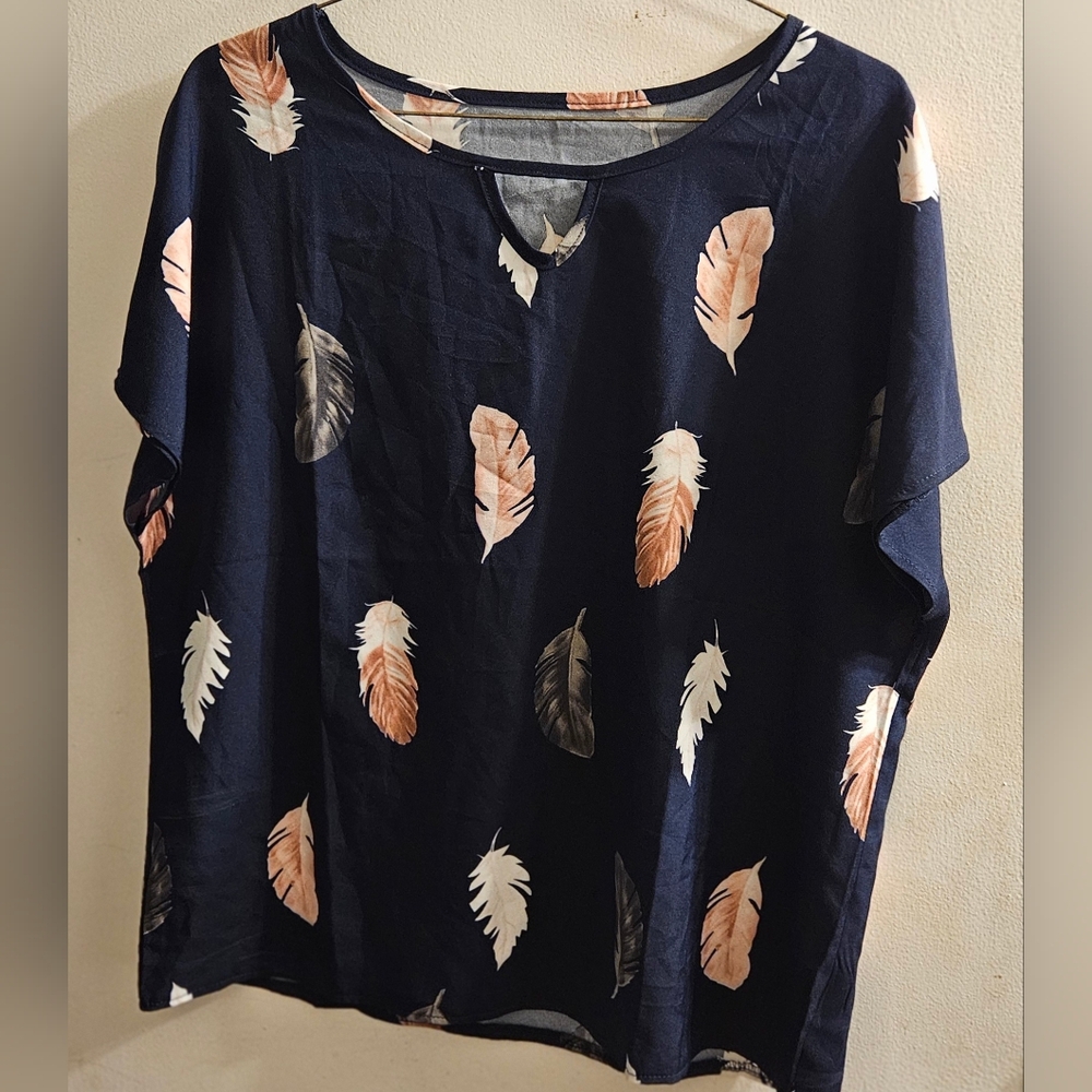 Womens Short Sleeve Blouse